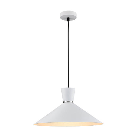 Happy pendant light in white finish