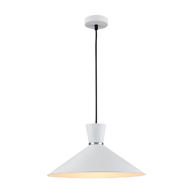 Happy pendant light in white finish