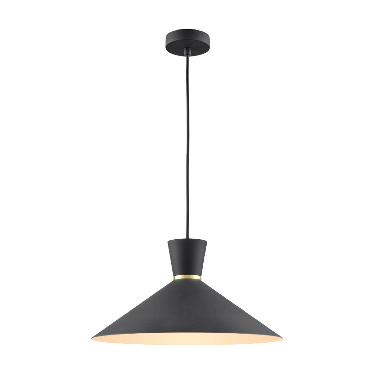 Happy pendant light in black finish