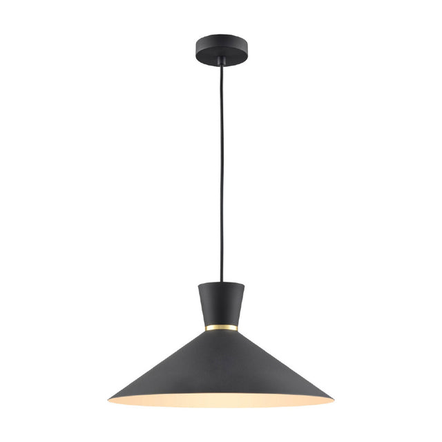 Happy pendant light in black finish