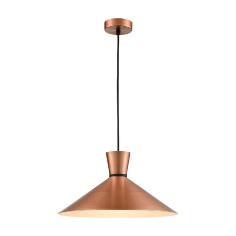 Happy pendant light in copper finish