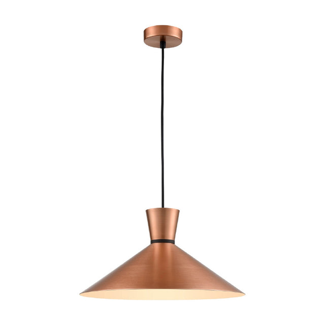 Happy pendant light in copper finish