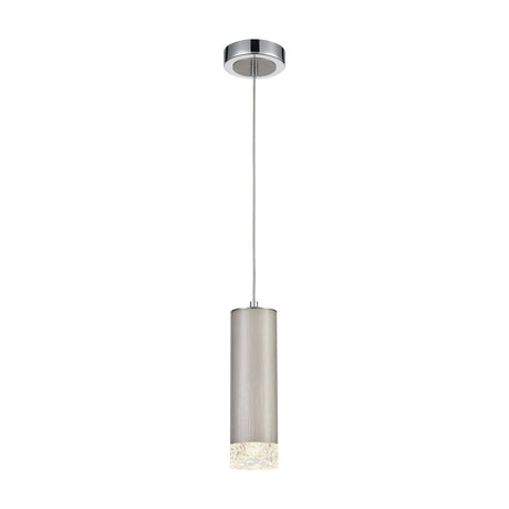 Cordelia pendant light in satin nickel finish