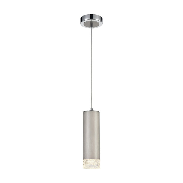 Cordelia pendant light in satin nickel finish