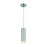Cordelia pendant light in satin nickel finish, alternative view