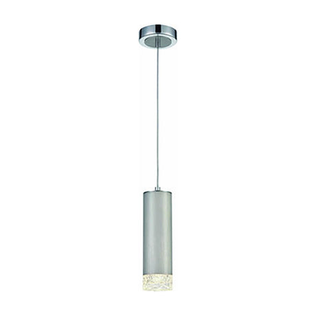 Cordelia pendant light in satin nickel finish, alternative view