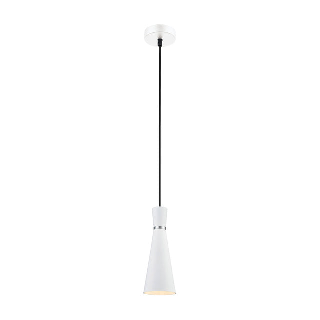 Happy pendant light in white finish