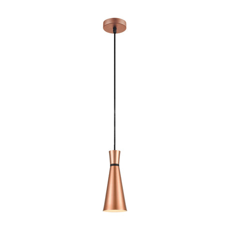 Happy pendant light in copper finish