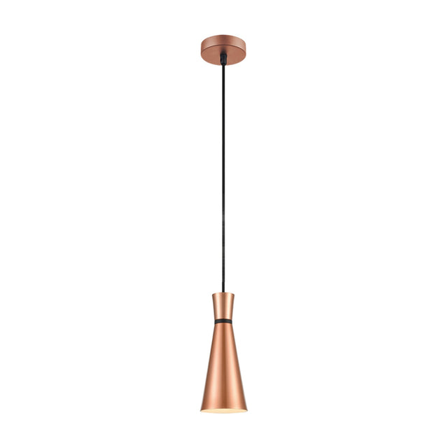 Happy pendant light in copper finish