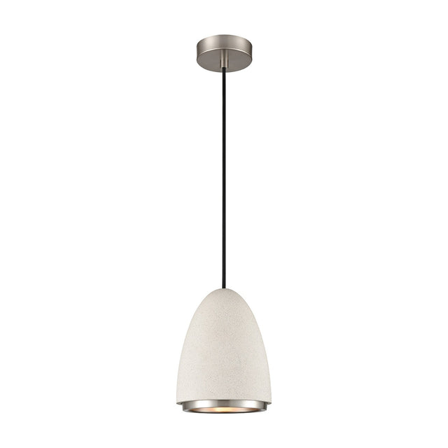 Precis pendant light in satin nickel finish
