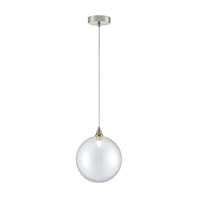 Galaxy pendant light in satin nickel finish