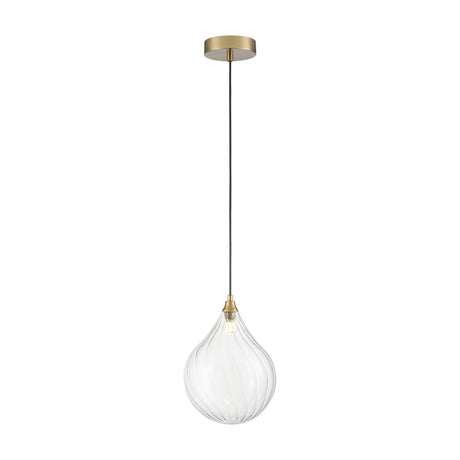 Perry pendant light in gold finish