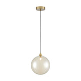 Galaxy pendant light in gold finish