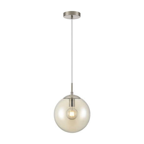 Galaxy pendant light in satin nickel finish