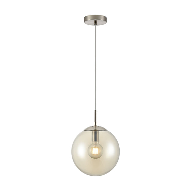 Galaxy pendant light in satin nickel finish
