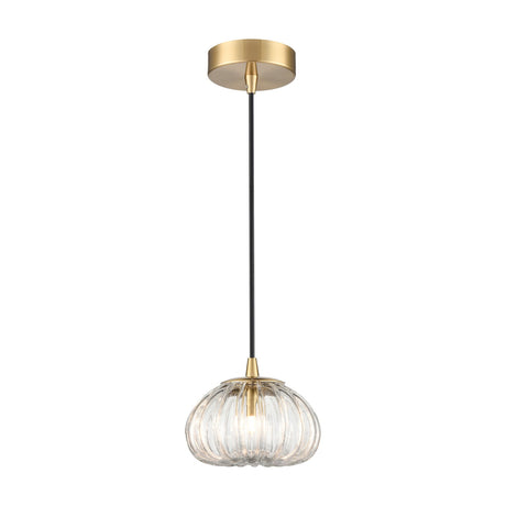 Harvest pendant light in brass finish