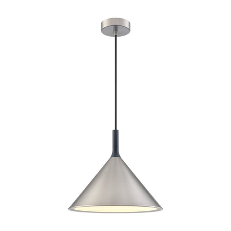 Joy pendant light in satin nickel finish