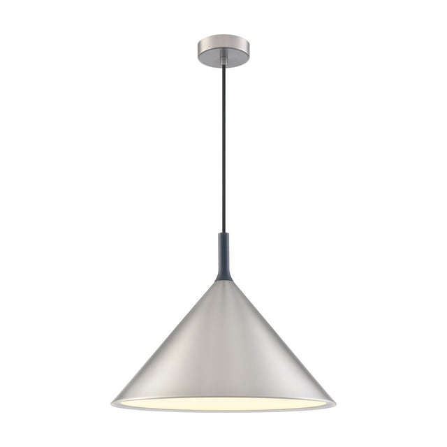 Joy pendant light in satin nickel finish