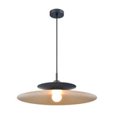 Cymbal pendant light in black and gold finish, alternative view