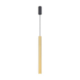 Chime pendant light in brass finish