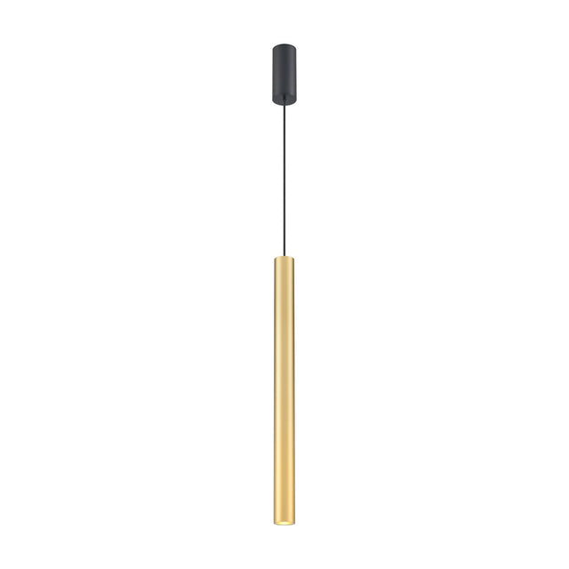Chime pendant light in brass finish