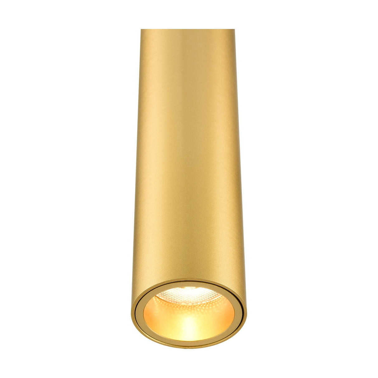 Chime pendant light in brass finish, alternative view