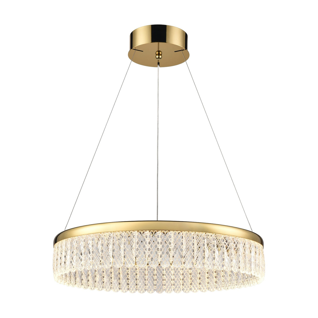 Victoria chandelier in gold finish