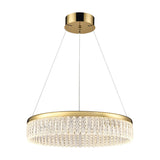 Victoria chandelier in gold finish