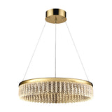 Victoria chandelier in gold finish, alternative view