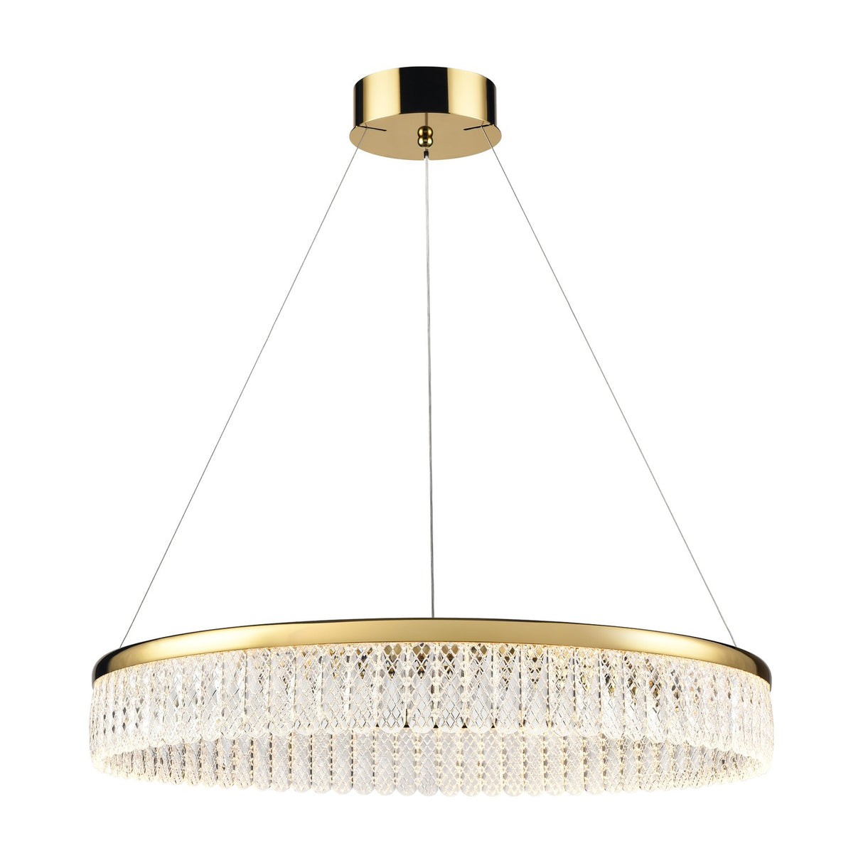 Victoria chandelier in gold finish