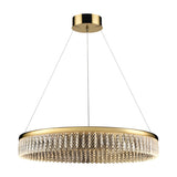 Victoria chandelier in gold finish, alternative view