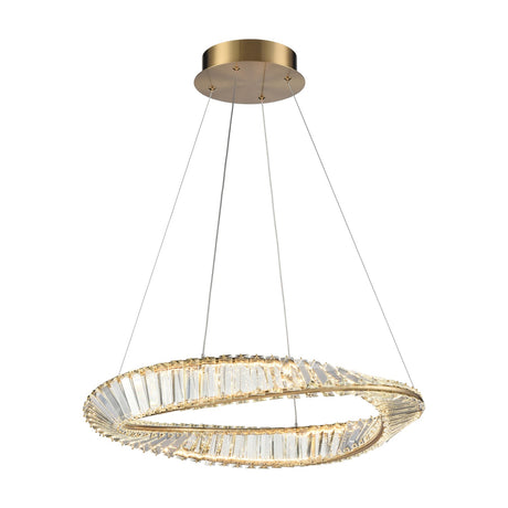 Cleopatra chandelier in brass finish