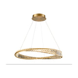 Cleopatra chandelier in brass finish, alternative view