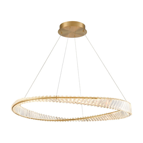 Cleopatra chandelier in brass finish
