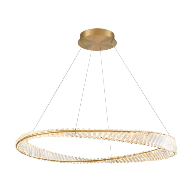 Cleopatra chandelier in brass finish