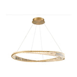 Cleopatra chandelier in brass finish, alternative view