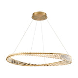 Cleopatra chandelier in brass finish, alternative view