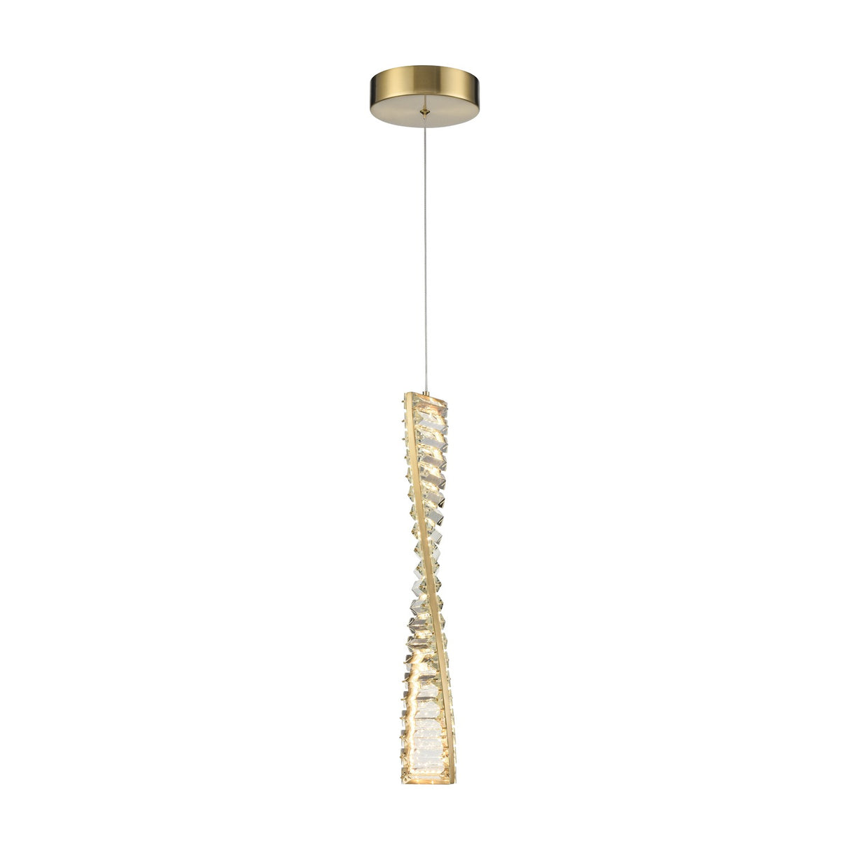 Cleopatra chandelier in brass finish