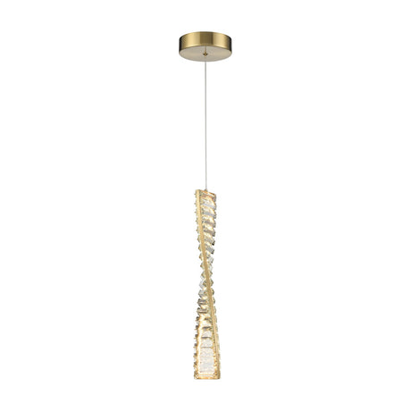 Cleopatra chandelier in brass finish