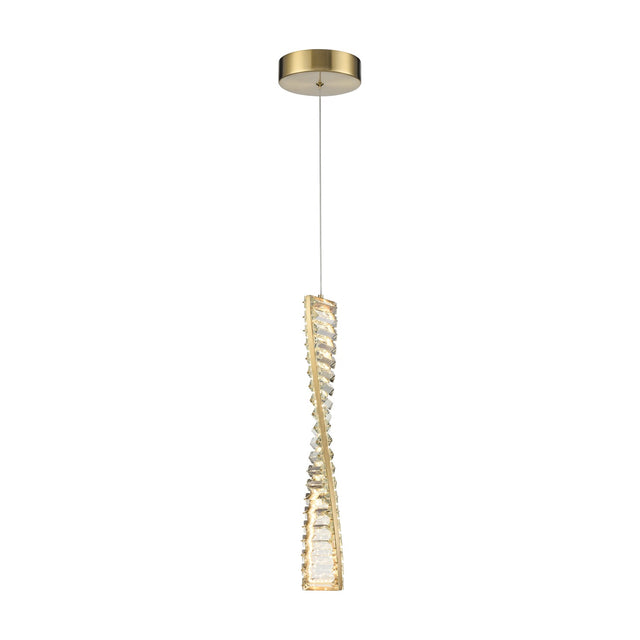 Cleopatra chandelier in brass finish
