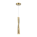 Cleopatra chandelier in brass finish, alternative view