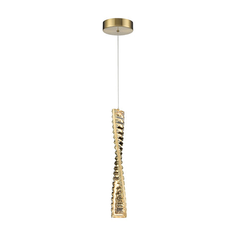 Cleopatra chandelier in brass finish, alternative view