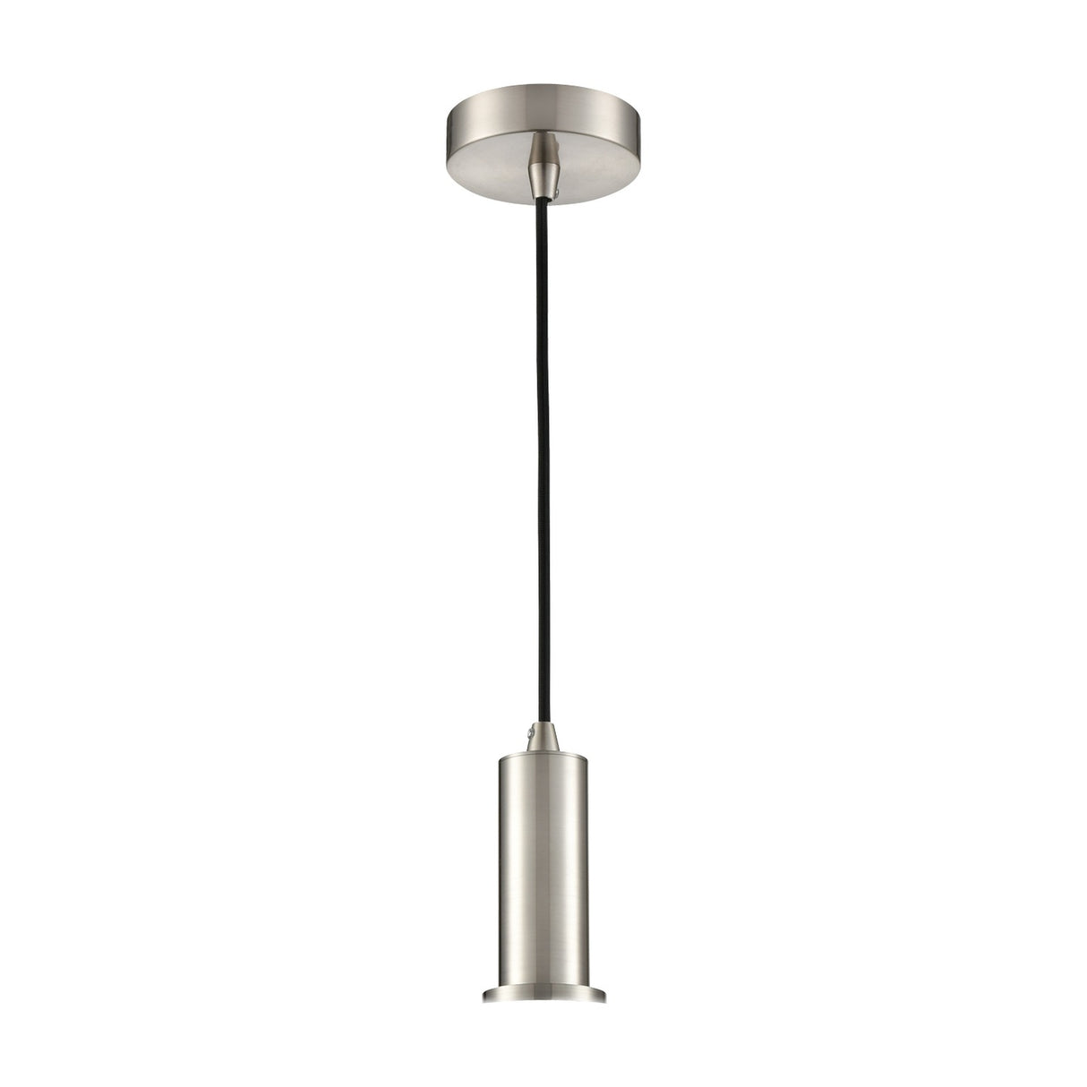 Mezcla pendant light in satin nickel finish, alternative view