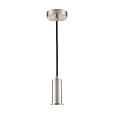Mezcla pendant light in satin nickel finish, alternative view