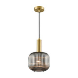 Mezcla pendant light in brass finish