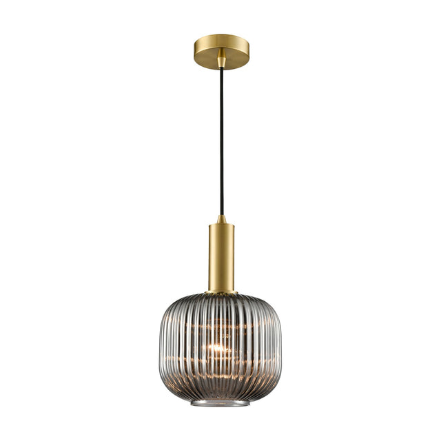 Mezcla pendant light in brass finish