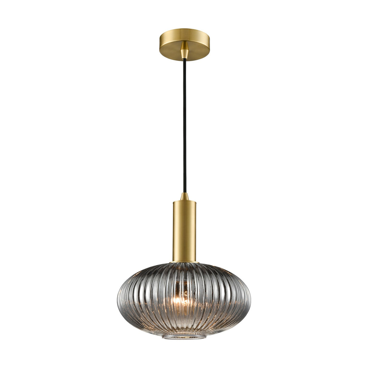 Mezcla pendant light in brass finish