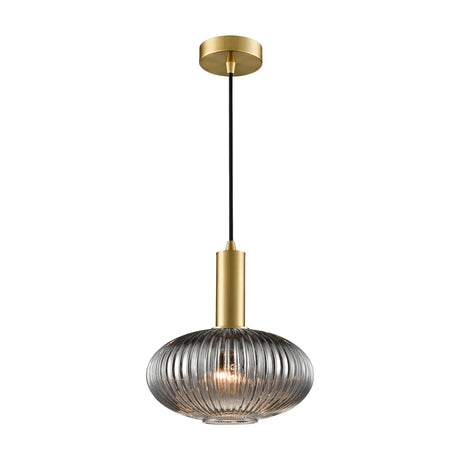 Mezcla pendant light in brass finish