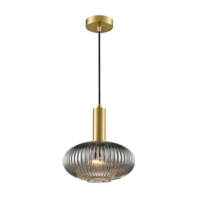 Mezcla pendant light in brass finish