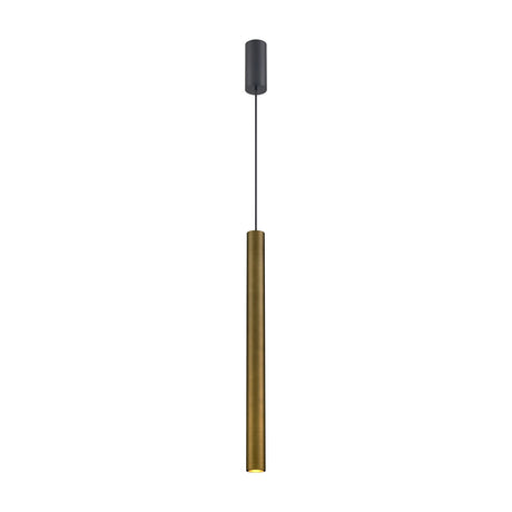Chime pendant light in brushed bronze finish